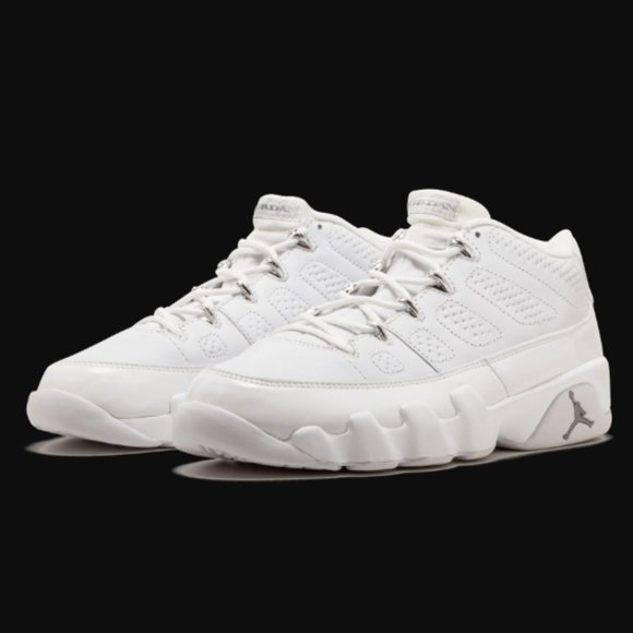 Jordan Other - Nike Jordan 9 Retro 2002 Low Chrome all white